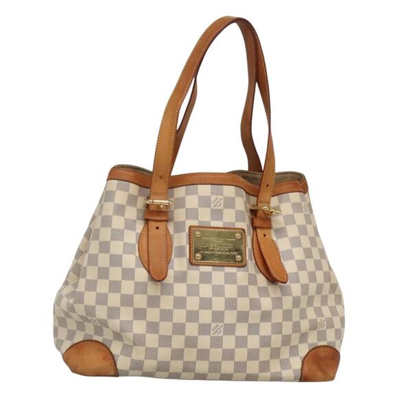 LOUIS VUITTON Damier Azur Hampstead MM Tote Bag N51206 - Picture 1 of 16